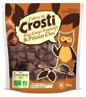 Crosti fourré choc noiset et pétale 500g Crosti fourré choc noiset et pétale 500g