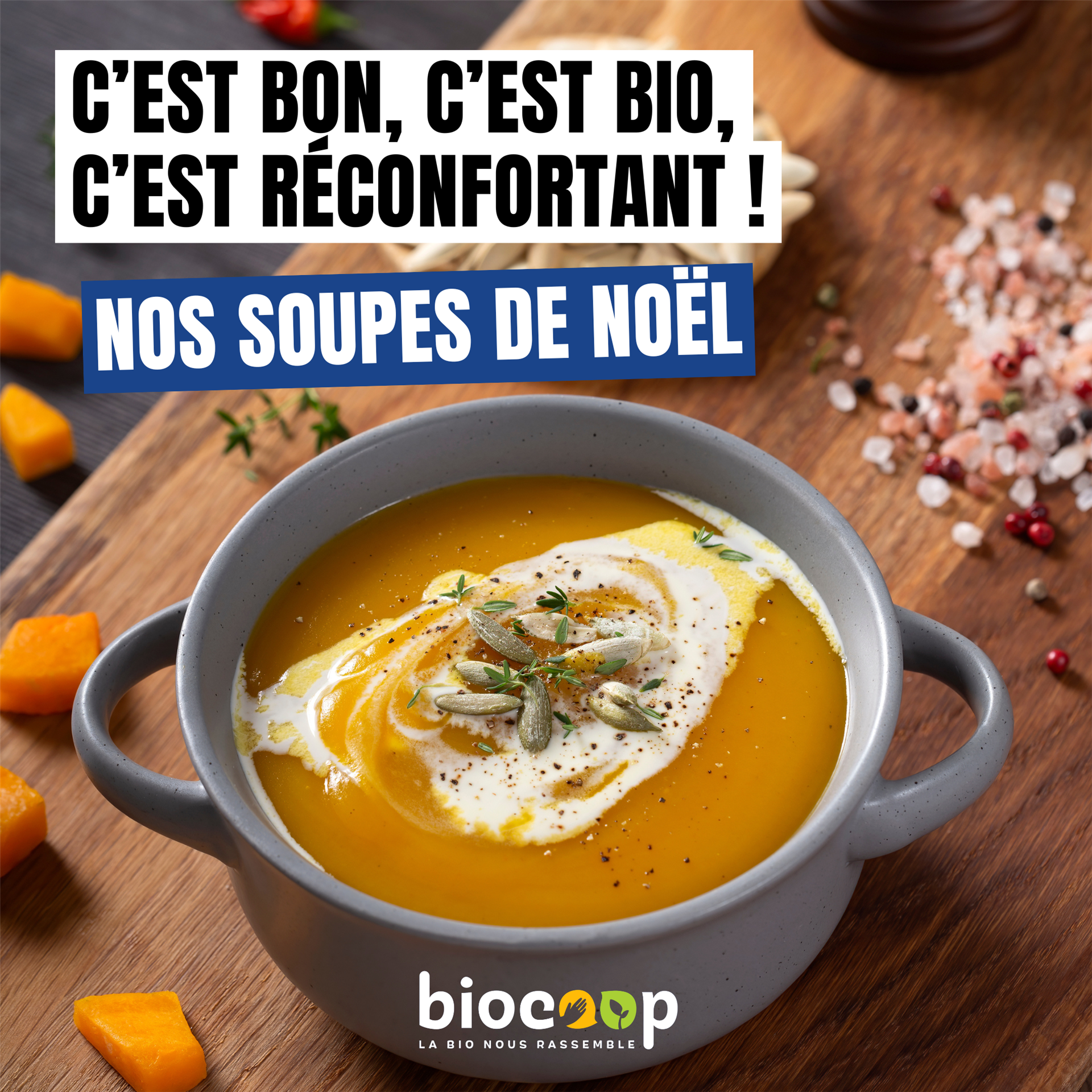 Dégustez une délicieuse soupe aux saveurs de Noël Dégustez une délicieuse soupe aux saveurs de Noël