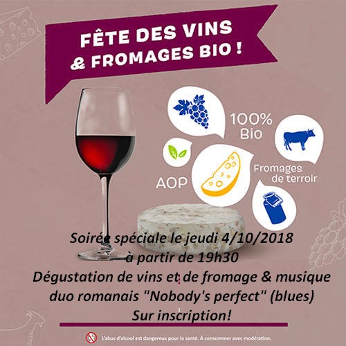 Soirée spéciale vins & musique!