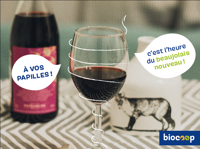 Le Beaujolais nouveau en magasin