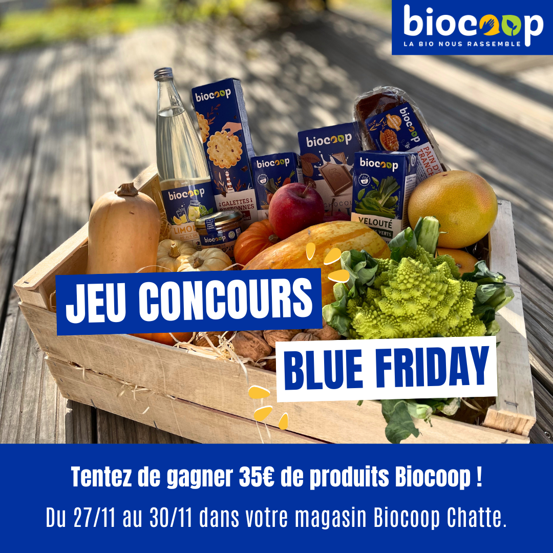 C'est le BLUE Friday chez Biocoop ! C'est le BLUE Friday chez Biocoop !