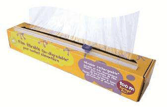Dévidoir et film OXO dégradable 100m Dévidoir et film OXO dégradable 100m